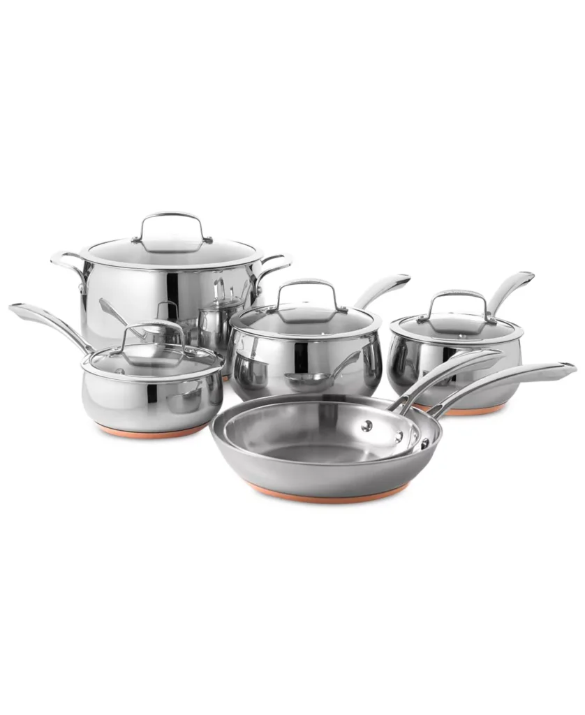 belgique cookware copper bottom